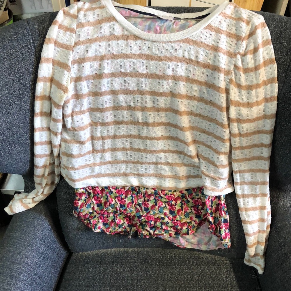 Layered sweater